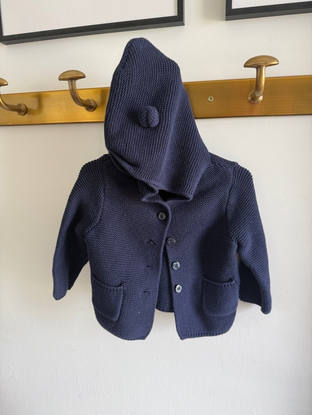 BabyGap 12-18m Navy Knit Baby Cardigans